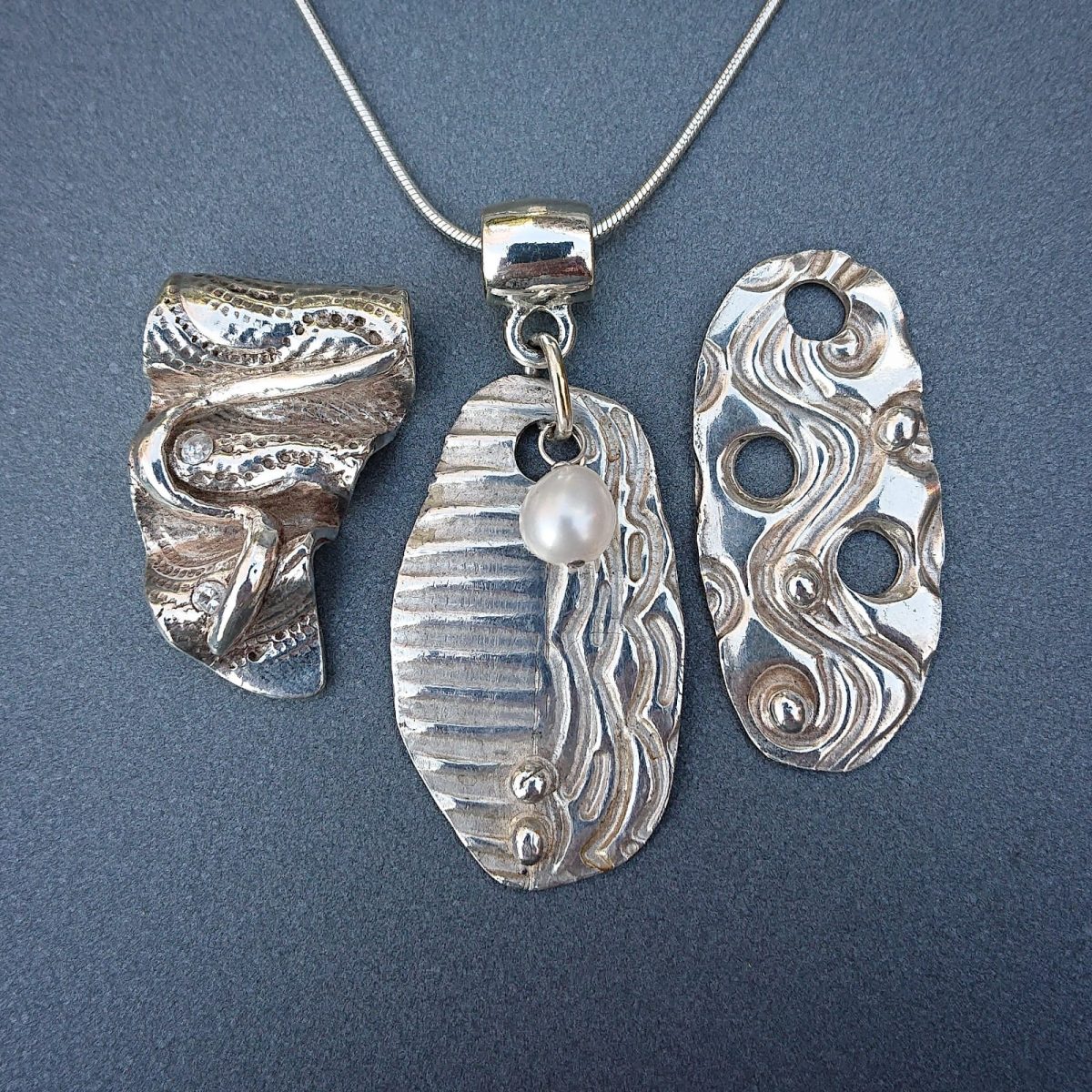 Silver Clay Made, Silver Clay Sterling, Handmade Silver Clay
